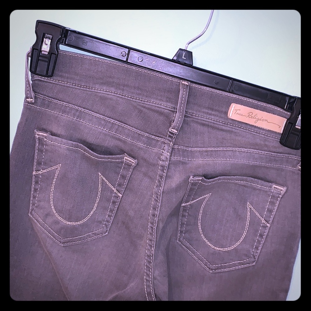 True Religion grey skinny leggings Size 28